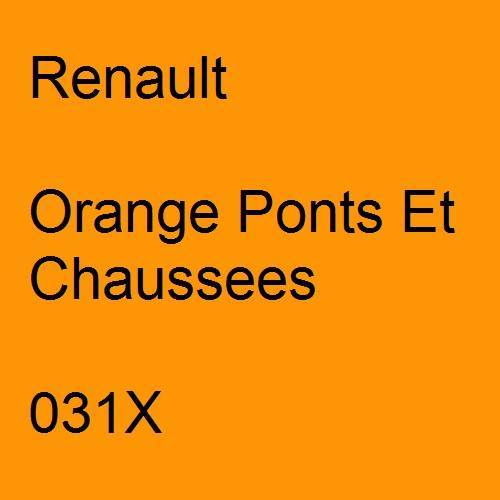 Renault, Orange Ponts Et Chaussees, 031X.